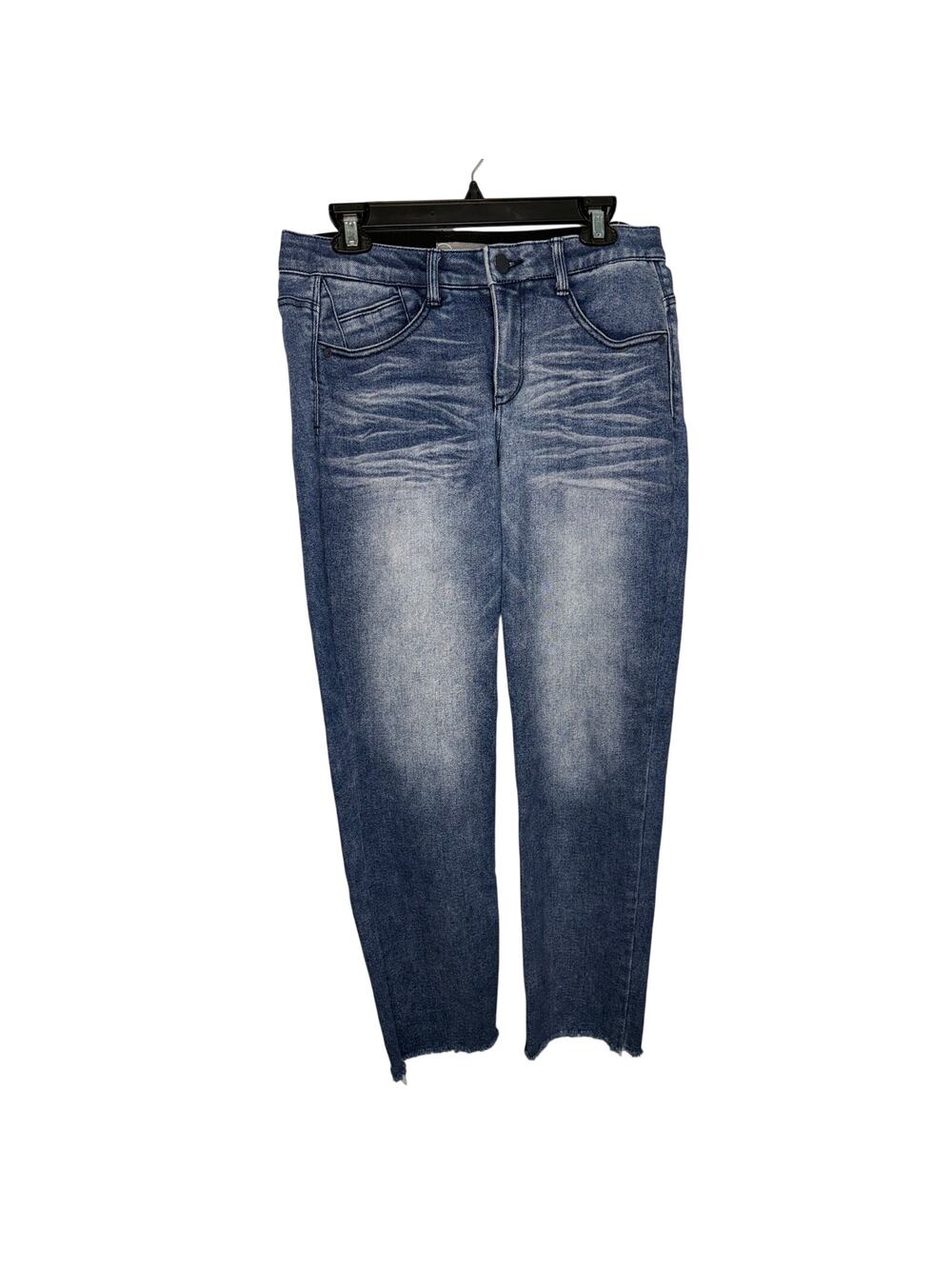 Wit & Wisdom Denim Jeans Raw Hem Women's Size 8 Medium Wash